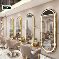 Led Salon Mirror With Aluminium Frame Glass Thickness: Different Available Millimeter (mm)