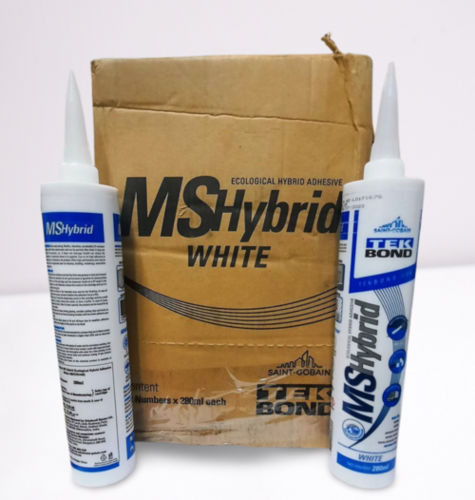 TEK BOND MS HYBRID WHITE SILICONE SEALANT