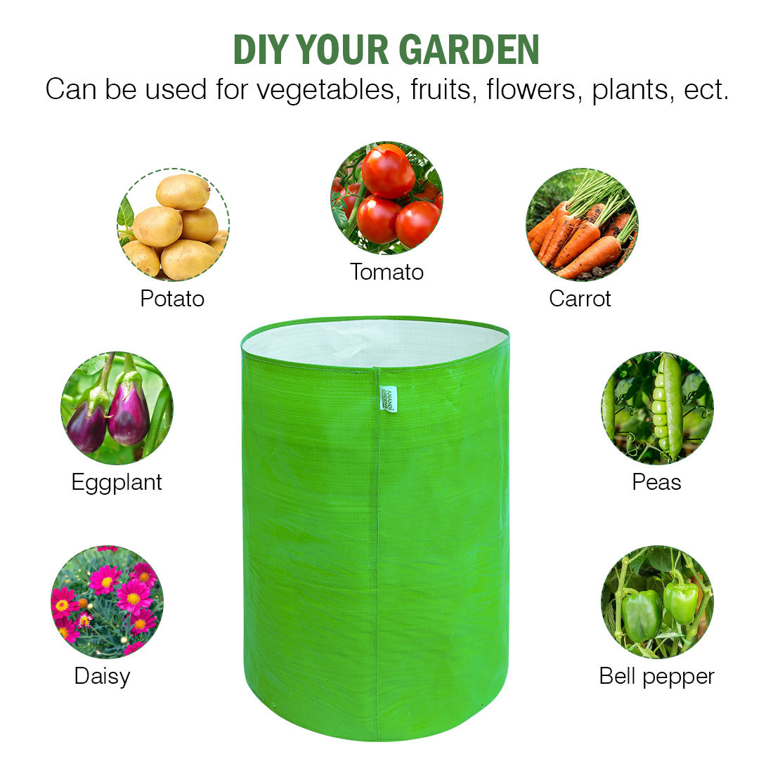 18X24 Inches HDPE Round Grow Bag