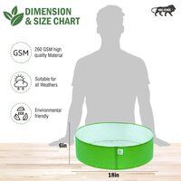 18X6 Inches HDPE Round Grow Bag