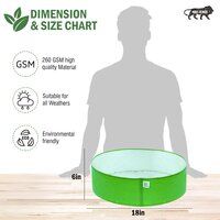 18x6 Inches HDPE Round Grow Bag