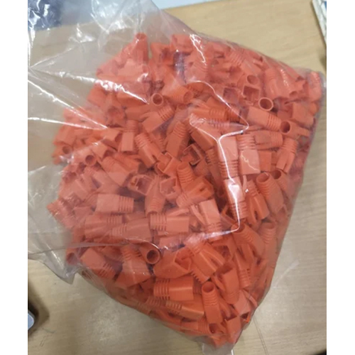 Cat 7 RJ45 Connector Boot Orange