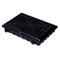 Fiber Optic Termination Box - High-quality Plastic, Polished Finish, Black Color | Durable, Weather-resistant, Warranty Included