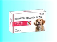 Ivermictin Injection 1% W/v Long Acting - 100 Ml Vial, For Effective Treatment Of Bacterial Infections In Veterinary Medicine