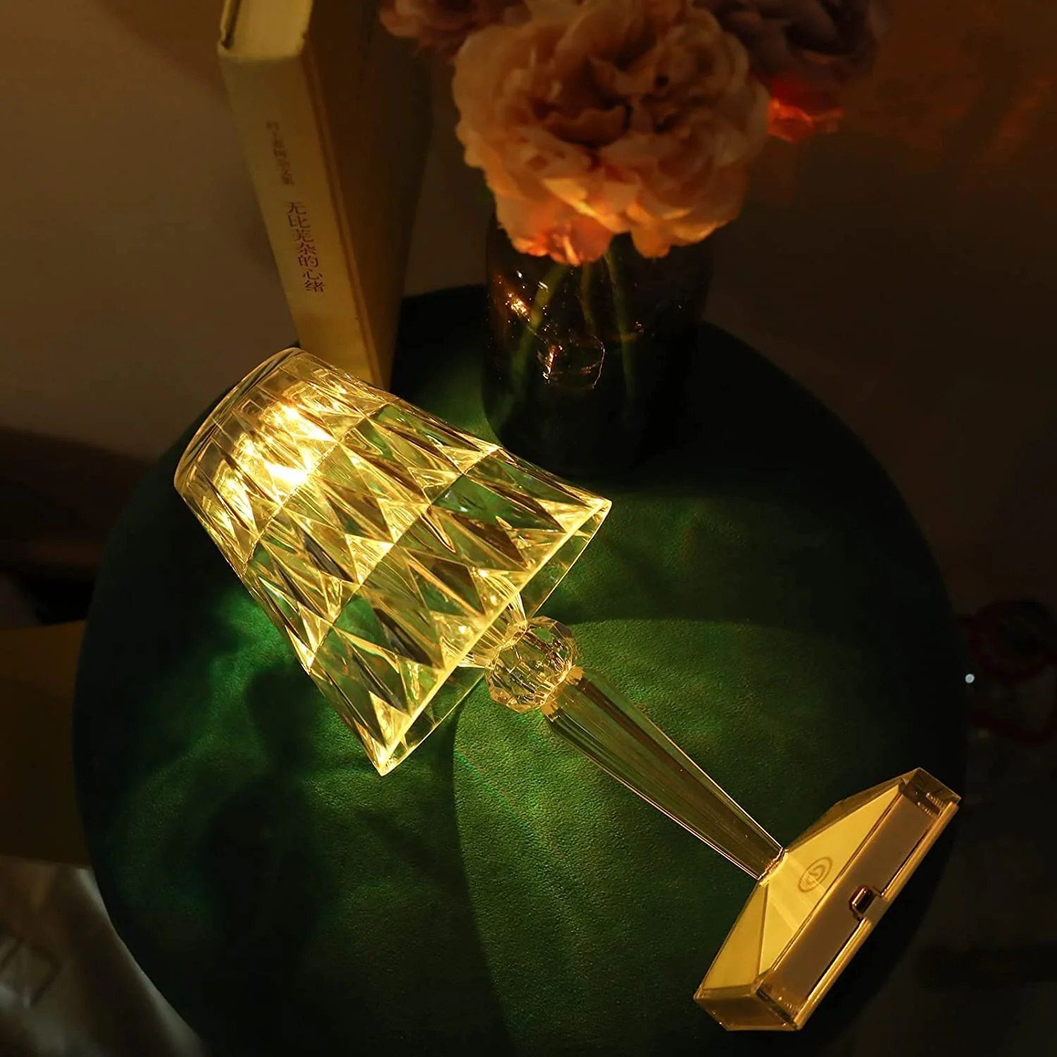 ROMANTIC CRYSTAL TABLE LAMP 13044