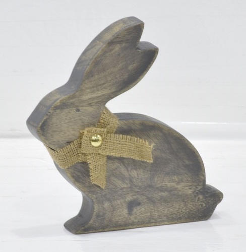 7 Inch Wooden Rabbit - Application: Interior Decor