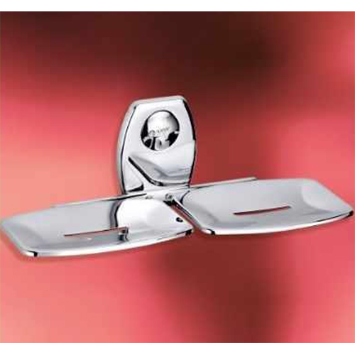 Sg 5014 Double Soap Dish - Color: Silver