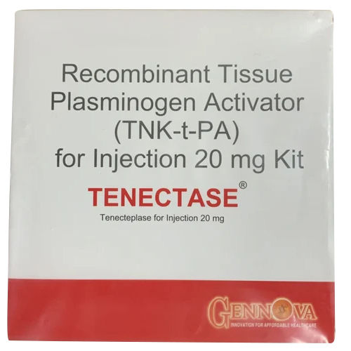 Liquid 20mg Recombinant Tissue Plasminogen Activator Tnk-t-pa For Injection Kit