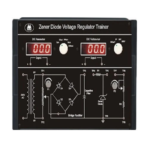 Black Zener Diode Voltage Regulator Trainer