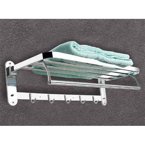 Sg F 1 Rack Folding Towel Rack - Color: Silver