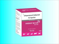 Cefoprazone And Sulbactam Injection Long Acting - 3gm Vial, Effective Against Bacterial Infections, Suitable For Veterinary Use