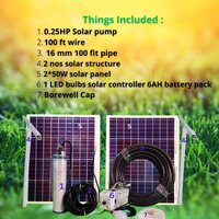 0.25 HP Solar Borewell Submersible Pump