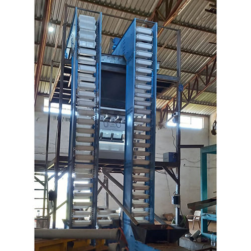 Food Handling Z And C Elevator Conveyor - Material: Stainless Steel