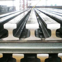 80 Cr Ms Crane Rail - Mild Steel, Hot Rolled, Coated And Polished Finish | Hard And Durable For Heavy-duty Industrial Applications