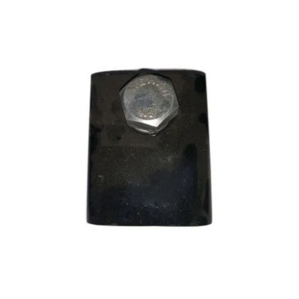 Mild Steel Single Bolt Rail Clamp - Mild Steel, Polished Finish, Coated Surface | Hard Material for Heavy Load Applications, Easy Installation