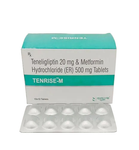 Teneligliptin And Metformin Hydrochloride Tablets - Oral Diabetes Management , General Medicine for Type 2 Diabetes, Recommended Dosage as Per Healthcare Professional