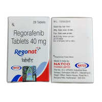 Regorafenib Tablets - 40 Mg Dosage Form With Normal Fermentation Smell | 12 Months Shelf Life, Store In Dry Place, Manufactured In India