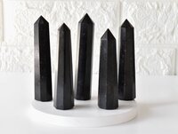 Black Tourmaline Obelisk Point Crystal Tower