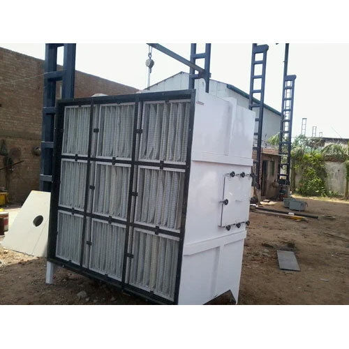 White Industrial Air Filtering System