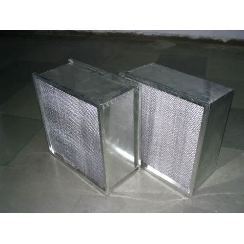 Silver Industrial Pleated Panel Filters