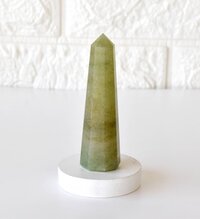 Green Aventurine obelisk Point Crystal Tower