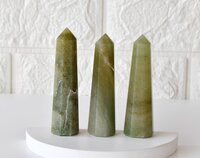 Green Aventurine obelisk Point Crystal Tower