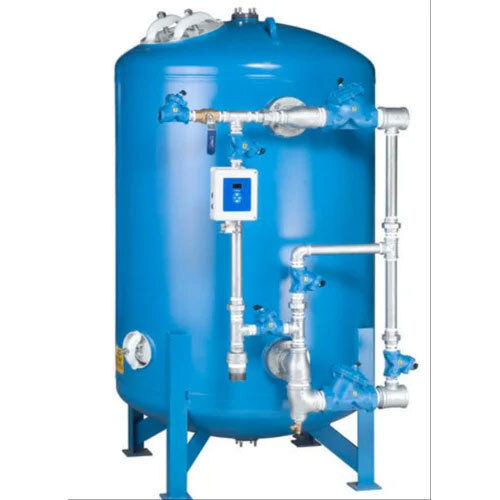 Blue Industrial Water Softner