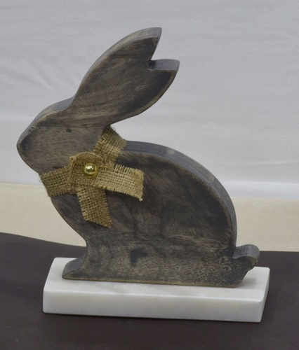 8 Inch Wooden Rabbit