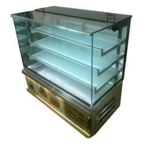 Silver Glass Pastry Counter