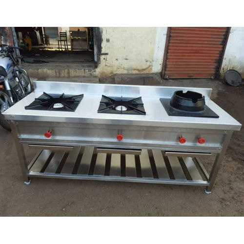 Stainless Steel Chinese Gas Range