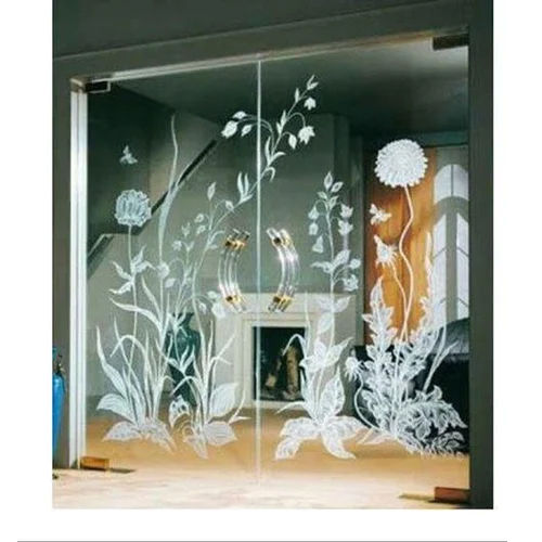 Transparent Decorative Glass Door