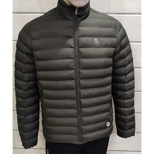 Mens Regular Fit High-Neck Bomber Jacket