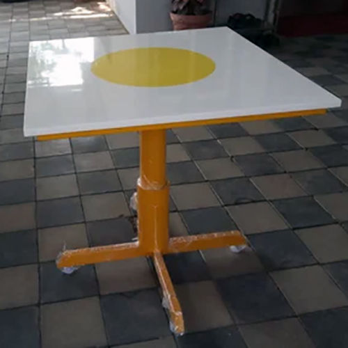 Brown Dining Table With Marine Plywood Top