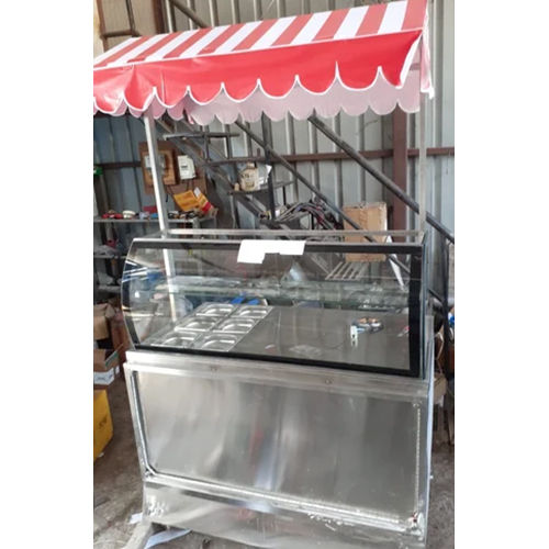 Silver Bain Marie Display Counter