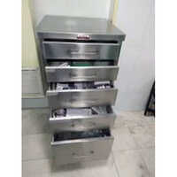 Stainless Steel Medicine Trolley