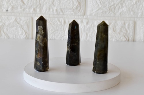 Labradorite obelisk  Point Crystal Tower