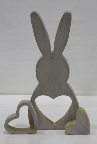 14 Inch Wooden Rabbit Toy