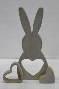 14 Inch Wooden Rabbit Toy - Application: Interior Decor