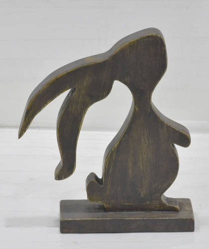 9 Inch Wooden Rabbit