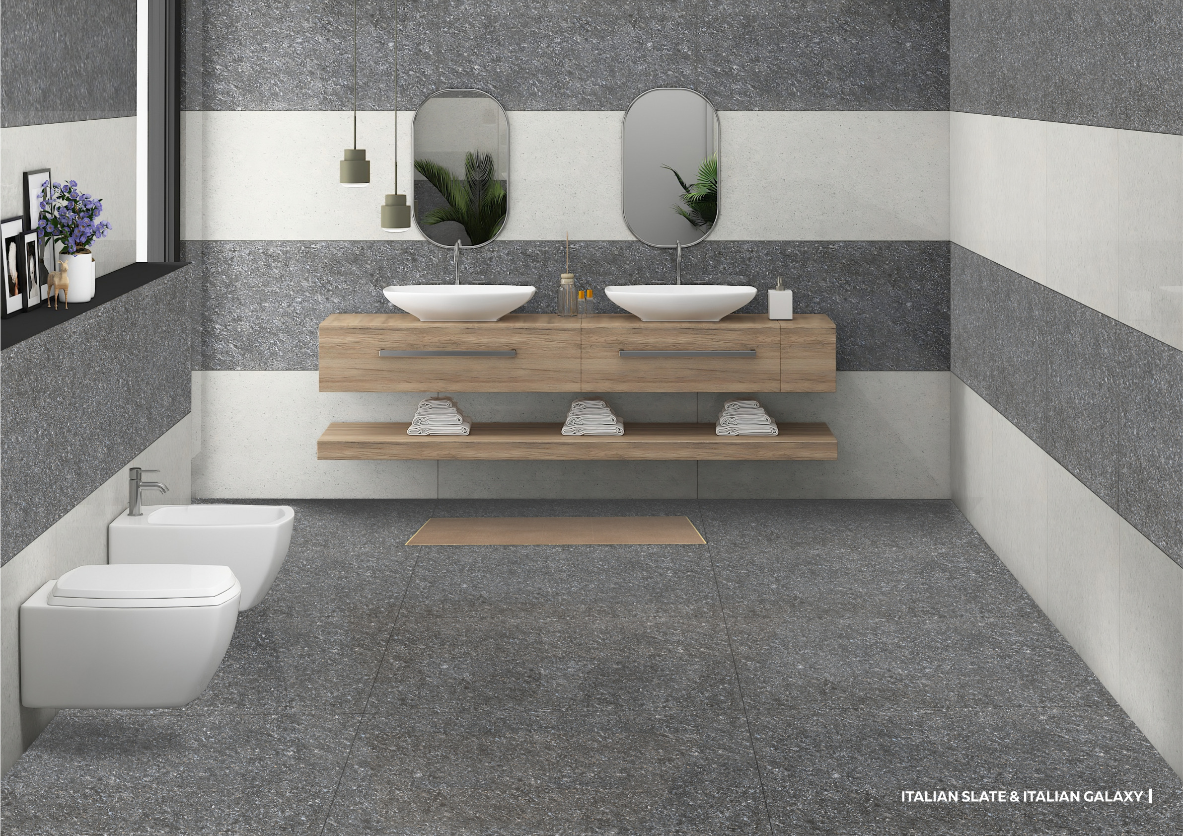 2X4 DOUBAL CHARGED  VITRIFIED TILES