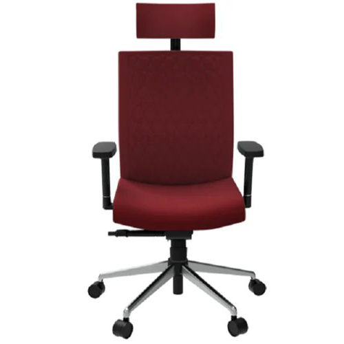 Durable Godrej Milan Red Prime High Back Chair