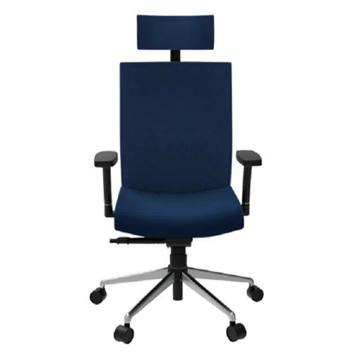 Durable Godrej Prussian Blue Prime High Back Chair