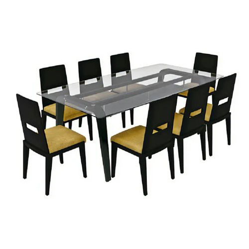 Durable Godrej Crescent Plus 8 Seater Dining Table Set