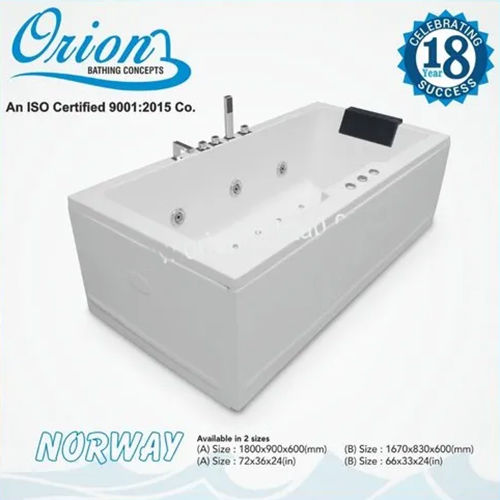 White Norway Jacuzzi Bath Tub