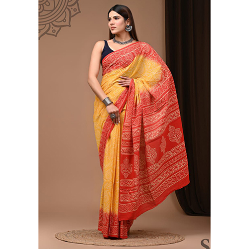 Cotton Printed Saree