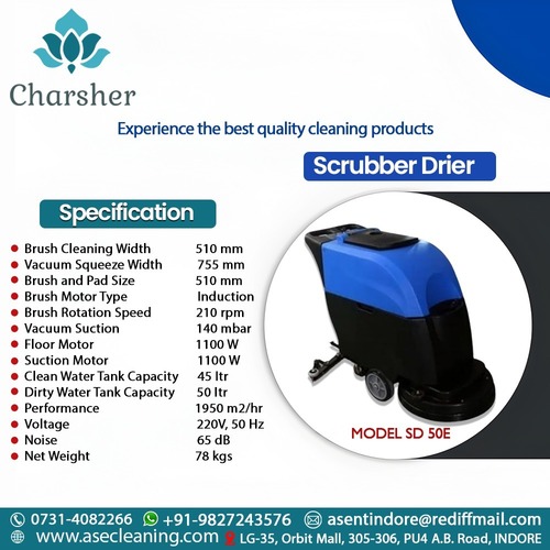 Scrubber Drier Machine 50 Liters