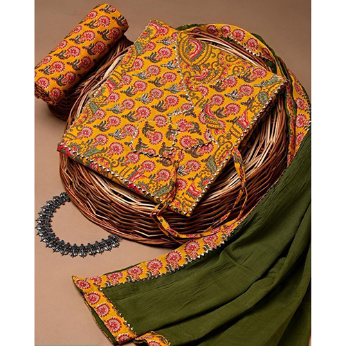 Printed Gota Patti Suit