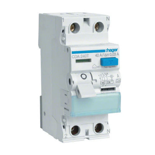 White Hager Electrical Current Circuit Breaker