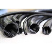 Conduit Gland Pipe Pg - Nylon 6100 Material, 54.5mm Outer Diameter, 46.5m Length, Black Color, Flexible Design, 25m Per Bundle