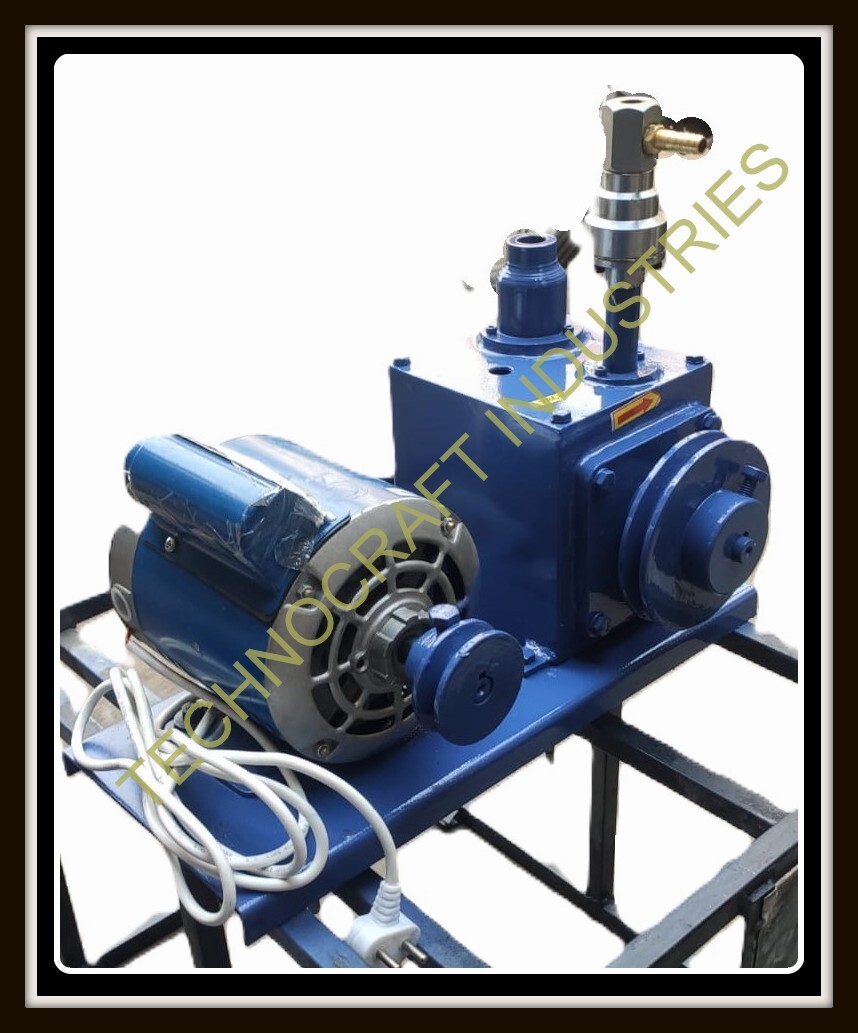 Double Stage Belt Drive Rotary Vane Vacuum Pump